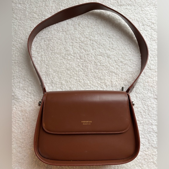 Handbags - FinebagStudio Brand Brown Leather Crossbody Bag